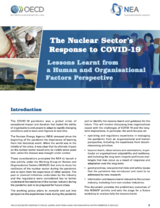 The Nuclear Sector’s Response to COVID-19